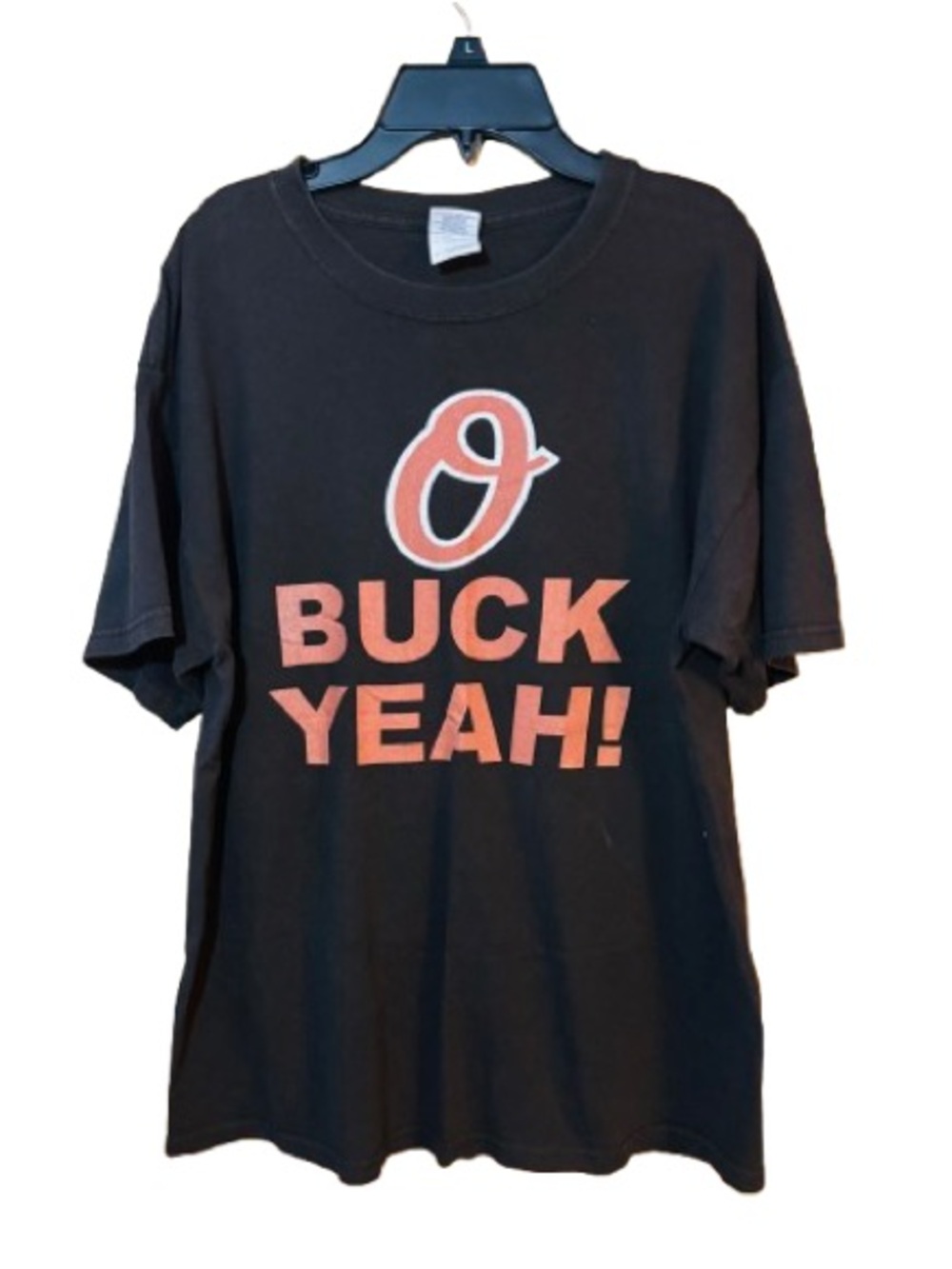 Brown Baltimore Orioles Buck Showalter "Buck Yeah!" t-shirt Large